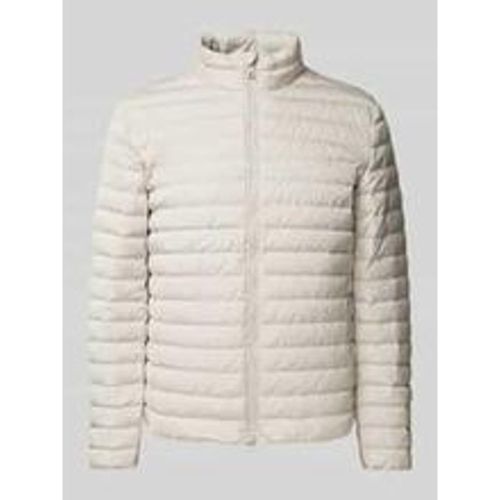 Steppjacke mit Daunen-Feder-Füllung und Zweiwege-Reißverschluss - Geox - Modalova