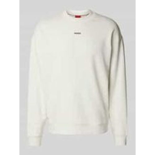 Oversized Sweatshirt mit Label-Print Modell 'Dapocrew' - HUGO - Modalova