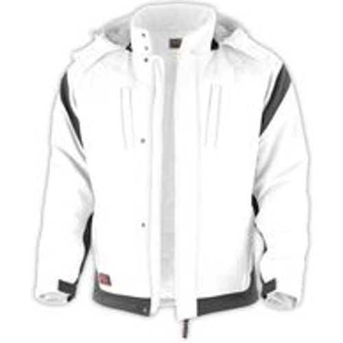 HIGH QUALITY WORKWEAR Softshelljacke PRO Winter weiß/grau Damen: 44 Herren: L - Qualitex - Modalova