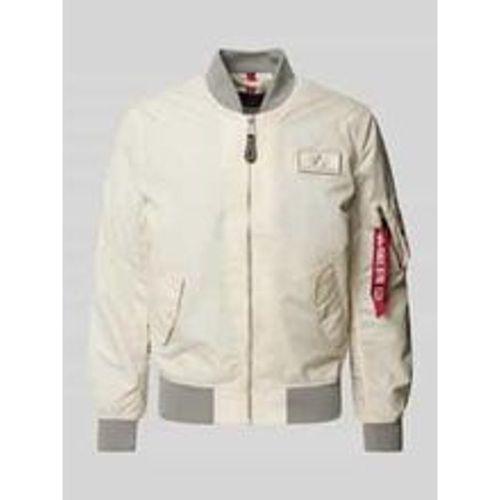 Bomberjacke mit Label-Badge - alpha industries - Modalova