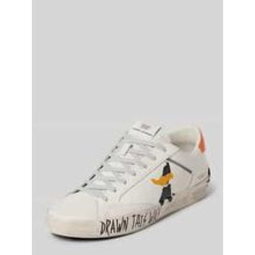 Ledersneaker mit Motiv-Print Modell 'DISTRESSED' - Crime London - Modalova