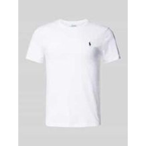 Slim Fit T-Shirt mit Logo-Stitching - Polo Ralph Lauren - Modalova