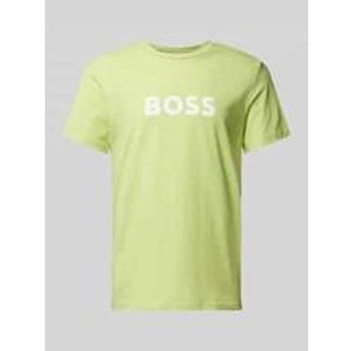 T-Shirt mit Label-Print - Boss - Modalova