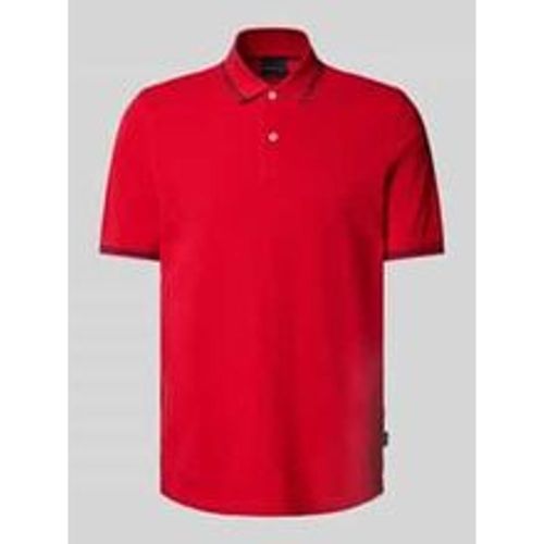Regular Fit Poloshirt mit Label-Detail - Bugatti - Modalova