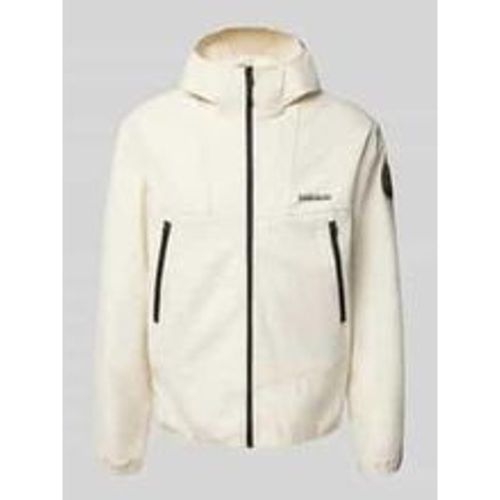 Jacke mit Kapuze und Reißverschlusstaschen Modell 'BIOIS' - Napapijri - Modalova