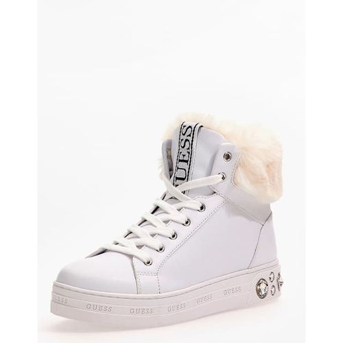 Sneaker Alta Ruke Pelliccia Sintetica - Guess - Modalova