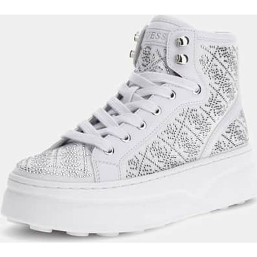 Sneaker Alta Queenly 4G Logo Strass - Guess - Modalova