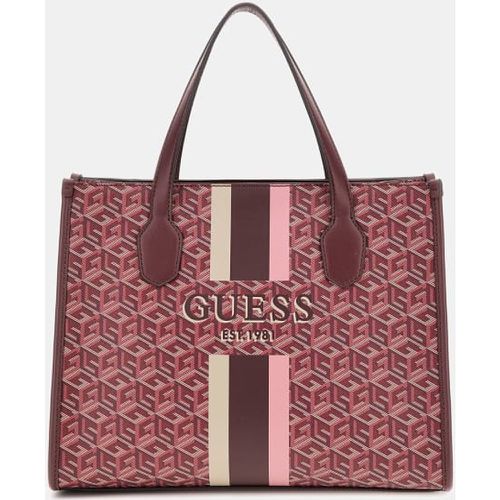 Borsa A Mano Silvana G Cube Logo - Guess - Modalova