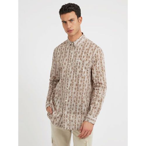 Camicia Stampa All Over - Guess - Modalova