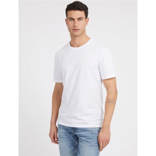 T-Shirt Logo Frontale Ricamato - Guess - Modalova