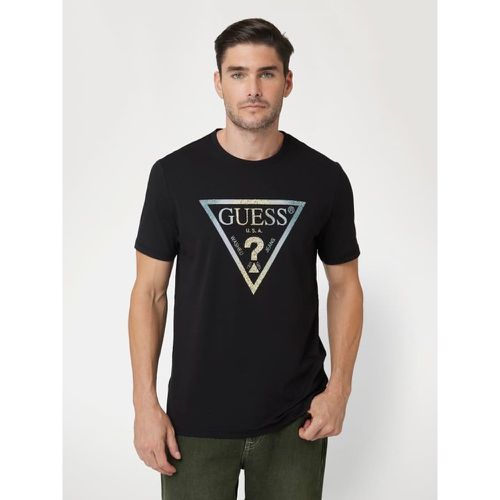 T-Shirt Stretch Logo Triangolo - Guess - Modalova