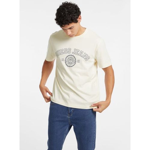 T-Shirt Con Logo Timbro - Guess - Modalova