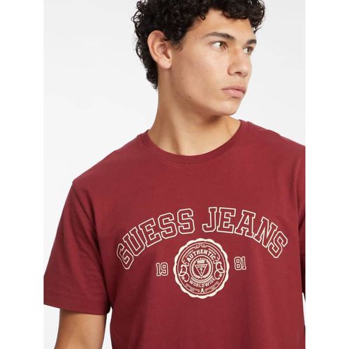 T-Shirt Con Logo Timbro - Guess - Modalova