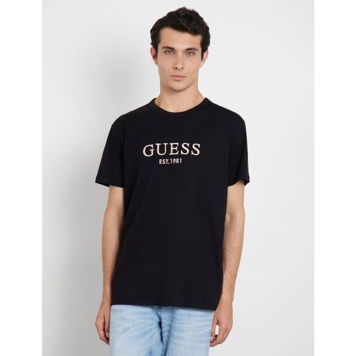 T-Shirt Logo Ricamato - Guess - Modalova