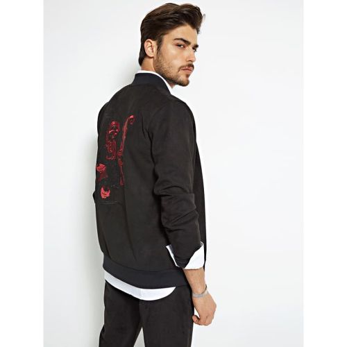 Sudadera Cremallera Bordado Detrás - Guess - Modalova