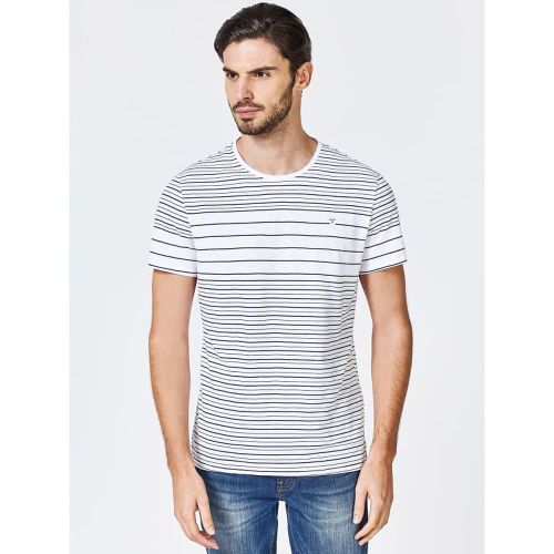 Camiseta Motivo A Rayas - Guess - Modalova