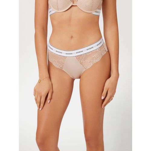 Slip In Pizzo Fascia Con Logo Belle - Guess - Modalova