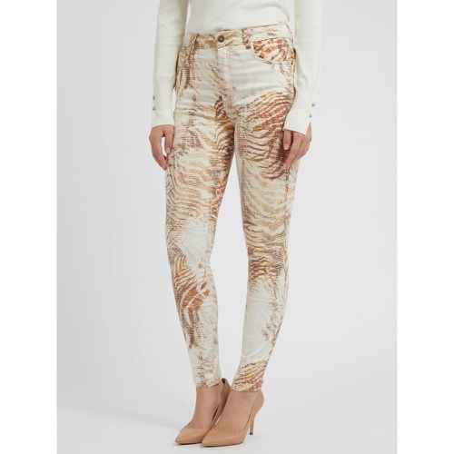 Jeans Skinny Stampa All Over - Guess - Modalova