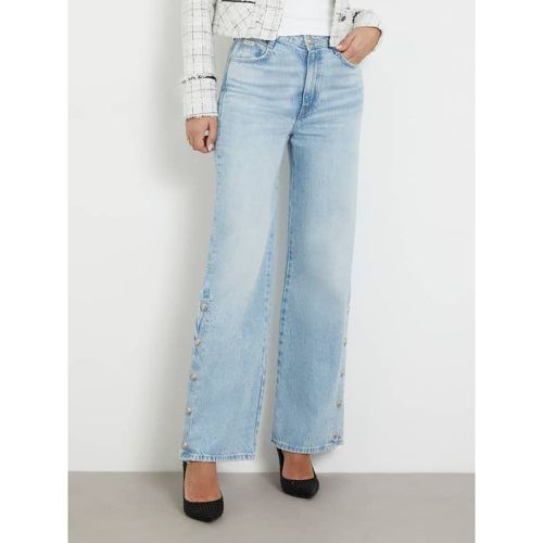 Jeans Wide Leg A Vita Alta - Guess - Modalova