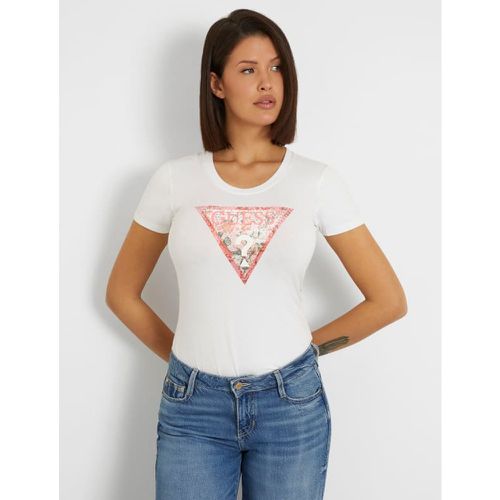 T-Shirt Logo Fiori - Guess - Modalova