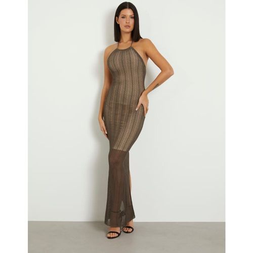 Abito Bodycon Lungo In Maglia - Guess - Modalova