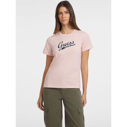 T-Shirt Classica Con Logo Script - Guess - Modalova