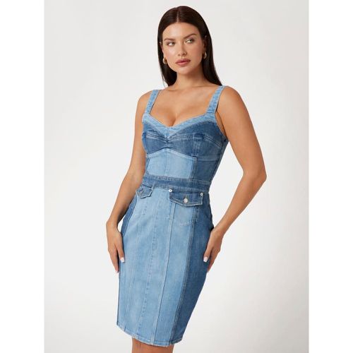 Mini Abito Bodycon In Jeans - Guess - Modalova