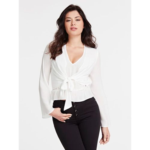 Blusa Fluida Nudo - Guess - Modalova