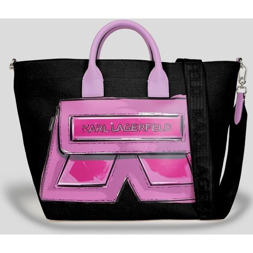 Ikon K Large Canvas Shopper, Woman, , Size: One size - Karl Lagerfeld - Modalova