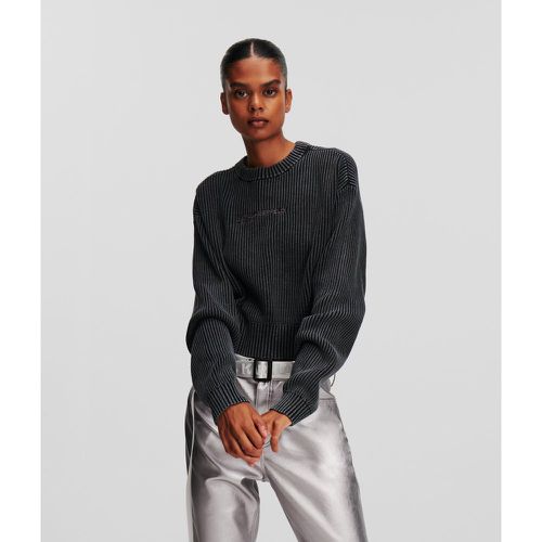 Klj Ribbed Sweater, Woman, /, Size: L - Karl Lagerfeld - Modalova