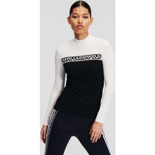 Karl Logo Lightweight Turtleneck Sweater, Woman, /, Size: XS - Karl Lagerfeld - Modalova