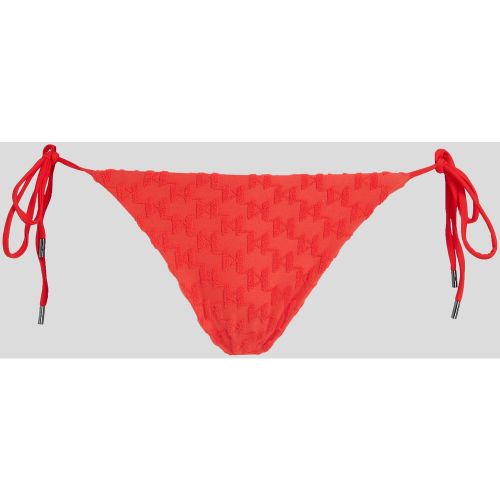 Bas De Bikini String Monogram, , , Taille: L - Karl Lagerfeld - Modalova