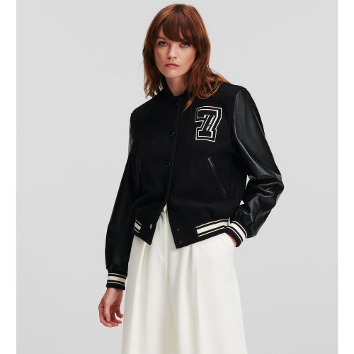 Varsity Bomber Jacket, Woman, , Size: 4 - Karl Lagerfeld - Modalova