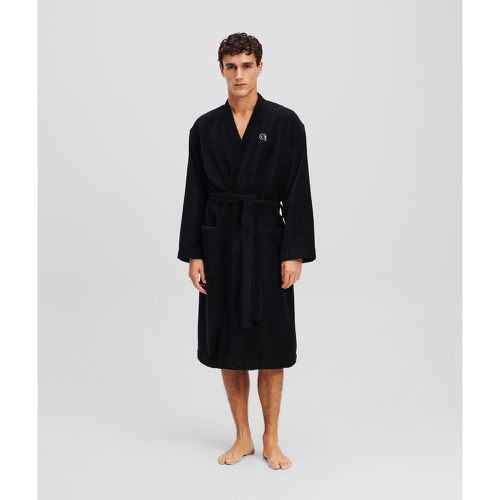 Ikon Bathrobe, Man, , Size: L - Karl Lagerfeld - Modalova