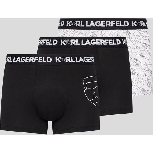 Karl Ikon Trunks – 3 Pack, Man, / Ikon/, Size: L - Karl Lagerfeld - Modalova