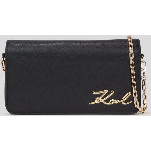K/signature Shoulder Pouch, Woman, , Size: One size - Karl Lagerfeld - Modalova