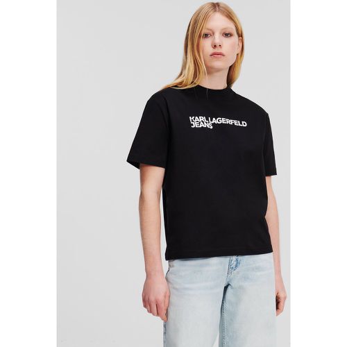 Klj Logo T-shirt, Woman, , Size: L - Karl Lagerfeld - Modalova