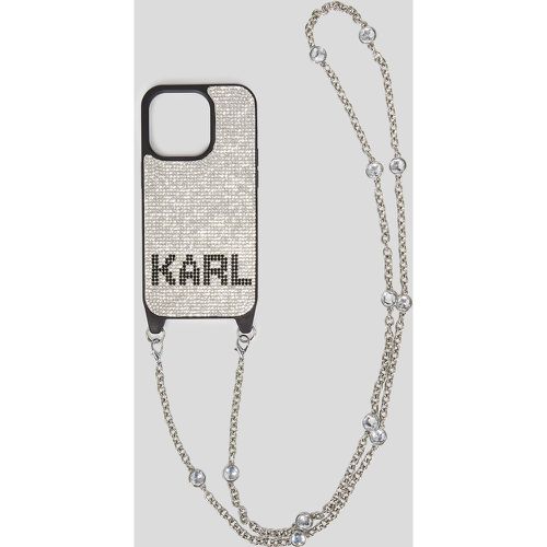 K/evening Rhinestone-embellished Iphone 14 Pro Case, Woman, , Size: One size - Karl Lagerfeld - Modalova
