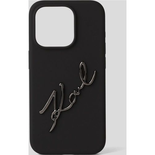 K/signature Iphone 15 Pro Case, Woman, , Size: One size - Karl Lagerfeld - Modalova