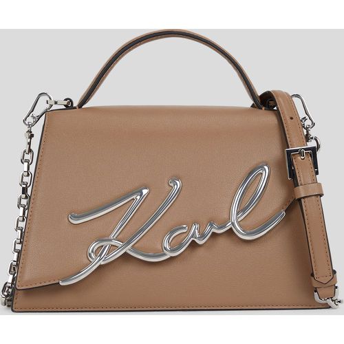 K/signature Medium Crossbody Bag, Woman, , Size: One size - Karl Lagerfeld - Modalova