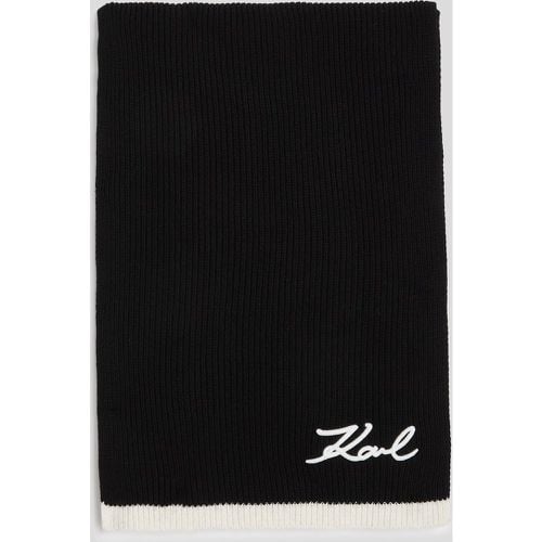 K/signature Knit Scarf, Woman, /, Size: One size - Karl Lagerfeld - Modalova