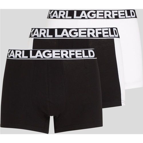 Bold Karl Logo Trunks – 3 Pack, Man, /, Size: L - Karl Lagerfeld - Modalova