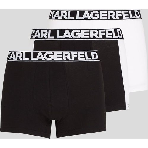 Bold Karl Logo Trunks – 3 Pack, Man, /, Size: M - Karl Lagerfeld - Modalova