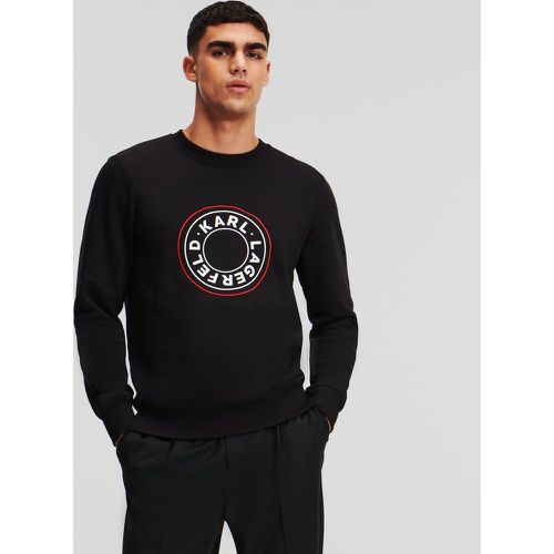 Circle Logo Sweatshirt, Man, , Size: M - Karl Lagerfeld - Modalova