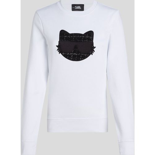 K/ikonik Bouclé Choupette Sweatshirt, Woman, , Size: XS - Karl Lagerfeld - Modalova