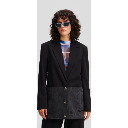 Blazer En Matières Mélangées, , , Taille: L - Karl Lagerfeld - Modalova
