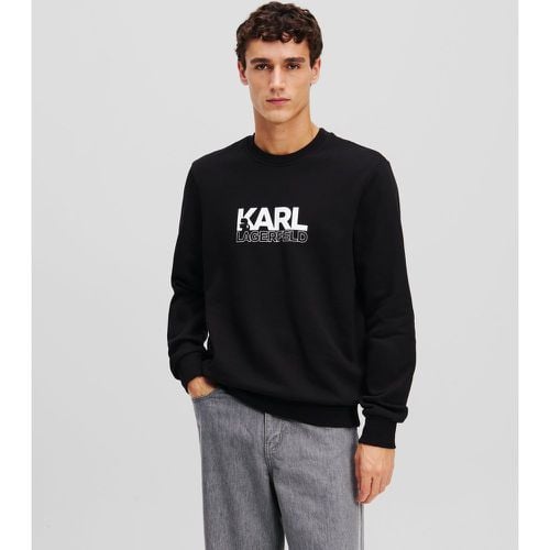 Stacked Logo Sweatshirt, Man, , Size: L - Karl Lagerfeld - Modalova