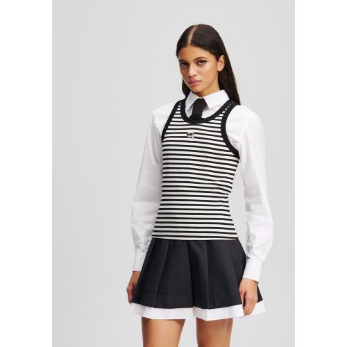 Ikon Ribbed Tank Top, , -, Taille: L - Karl Lagerfeld - Modalova