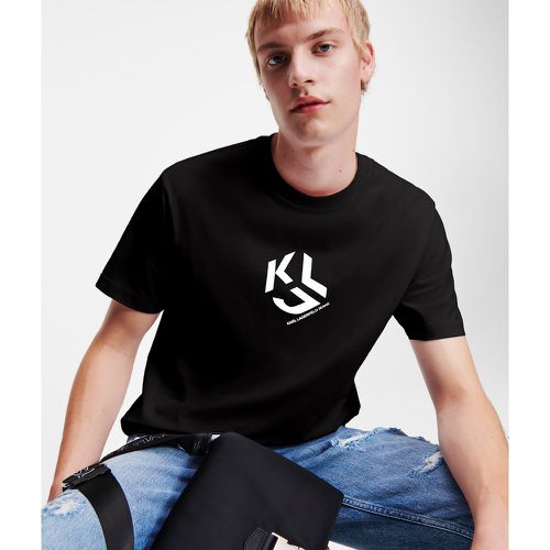 Klj Monogram Regular T-shirt, Man, , Size: L - KL Jeans - Modalova