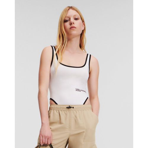 Klj High-cut Bodysuit, Woman, /, Size: XS - Karl Lagerfeld - Modalova